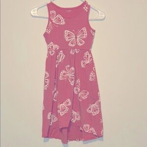 Butterfly Print Kids Dress